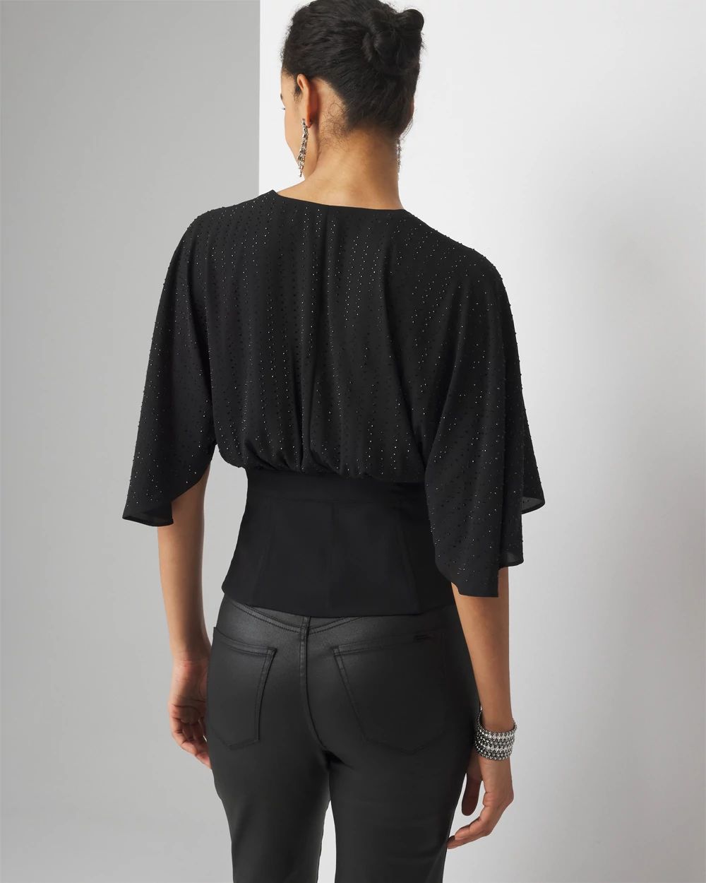 Embellished Corset Blouse | White House Black Market